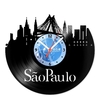 Relógio De Parede - Disco de Vinil - Lugares - São Paulo - VLU-050