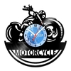 Relógio De Parede - Disco de Vinil - Motos - Motorcycle - VMO-014