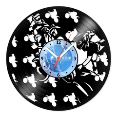 Relógio De Parede - Disco de Vinil - Motos - Trilha - VMO-019