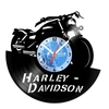 Relógio De Parede - Disco de Vinil - Motos - Harley Davidson - VMO-022