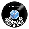 Relógio De Parede - Disco de Vinil - Números - Whatever - VNU-005