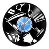 Relógio De Parede - Disco de Vinil - Profissões - Barbeiro - VPR-005