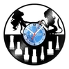 Relógio De Parede - Disco de Vinil - Profissões - Manicure Esmalte - VPR-010