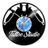 Relógio De Parede - Disco de Vinil - Profissões - Tattoo Studio - VPR-014