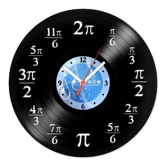 Relógio De Parede - Disco de Vinil - Profissões - Fórmulas Matemática - VPR-022
