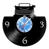 Relógio De Parede - Disco de Vinil - Profissões - Datilógrafo - VPR-027