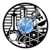 Relógio De Parede - Disco de Vinil - Profissões - Química - VPR-047