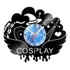 Relógio De Parede - Disco de Vinil - Profissões - Cosplay - VPR-049