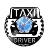 Relógio De Parede - Disco de Vinil - Profissões - Taxi Driver - VPR-085