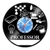 Relógio De Parede - Disco de Vinil - Profissões - Professor - VPR-111