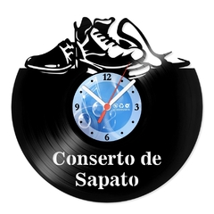 Relógio De Parede - Disco de Vinil - Profissões - Sapateiro - VPR-114