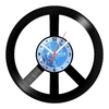 Relógio De Parede - Disco de Vinil - Símbolos - Da Paz - VSI-003