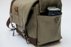 Bolso Cronista para equipo fotográfico - Verde oliva - Pampa