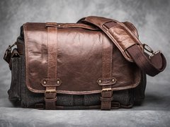 Bolso Magnus - Lona & Cuero - comprar online