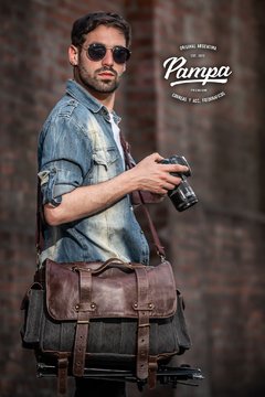 Bolso Magnus - Lona & Cuero - tienda online