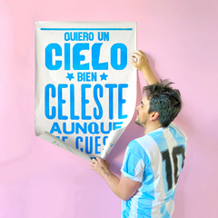 Afiche Celeste