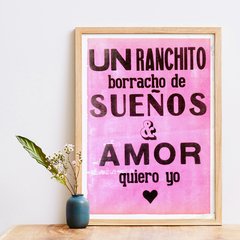 Afiche Ranchito - comprar online