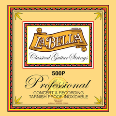 Encordado Guitarra Clásica La Bella Profesional 500P Concierto Colombia