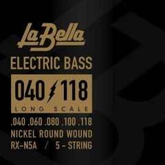 Encordado Bajo Eléctrico 5 Cuerdas La Bella RX-N5A Colombia
