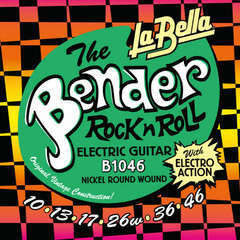 Encordado Guitarra Eléctrica La Bella Super Bender B1046 Colombia