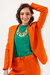 Blazer Annie Naranja - Agustina Dominguez