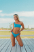 Bikini Asymetric Blue - tienda online
