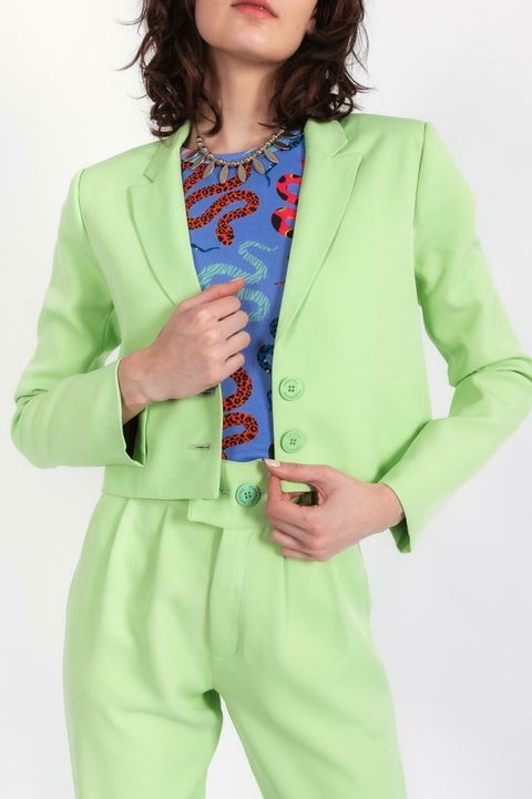 Blazer corto Verde - Giovanna