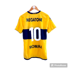 Camiseta retro Boca Juniors 2007/8 alternativa Megatone amarilla - comprar online