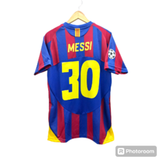 Camiseta retro Barcelona campeón Champions League 2006 Messi