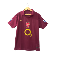 Camiseta retro Arsenal alternativa Henry bordo