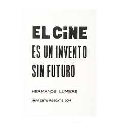 El cine es un invento sin futuro - comprar online