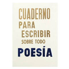 Cuaderno para escribir sobre todo poesía (5ta edición)