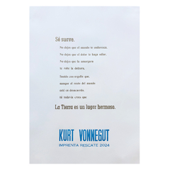 La Tierra es un lugar hermoso - Kurt Vonnegut (edición 2024)