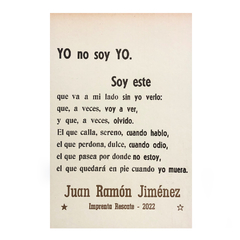 YO NO SOY YO - Juan Ramón Jiménez