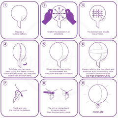 PACK X 5 GLOBO BURBUJA 10" - comprar online