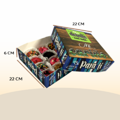 PACK. X 6 CAJA BAJA 22X22