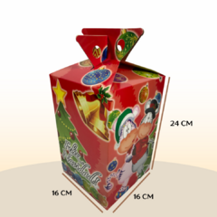 PACK. X 6 CAJAS JARRON GRANDE NAVIDAD - Empaques Sostenibles Gotittas - Cajas Personalizadas