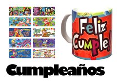 PACK. X 6 MUG CUMPLEAÑOS