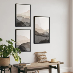 TRIO MONTAÑAS ABSTRACTAS - comprar online