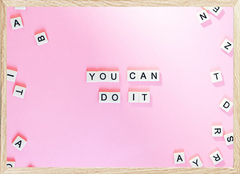 (1363) YOU CAN DO IT ROSA - comprar online
