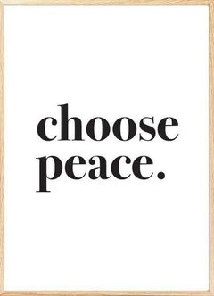 (232) CHOOSE PEACE - comprar online