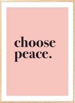 (232) CHOOSE PEACE - tienda online