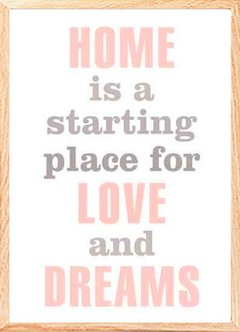 (38) HOME IS A STARTING PLACE ROSA en internet