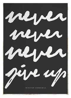 (409) NEVER GIVE UP - tienda online