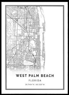 (558) MAPA PALM BEACH