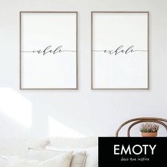 (231) EXHALE - EMOTY Wall Deco