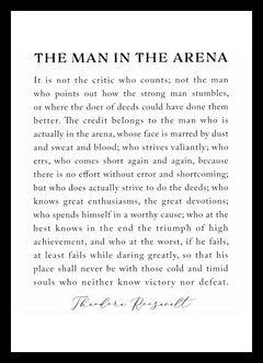 (733) THE MAN IN THE ARENA - comprar online