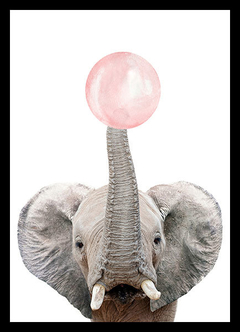 (795) ELEFANTE CON CHICLE ROSA - comprar online