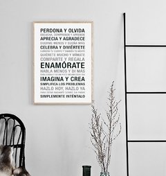 (35) PERDONA Y OLVIDA - EMOTY Wall Deco