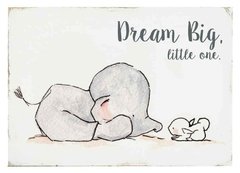 (85) DREAM BIG LITTLE ONE - EMOTY Wall Deco